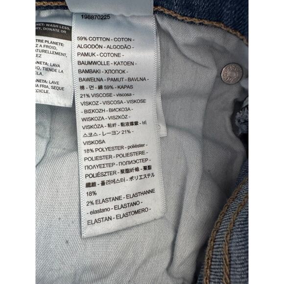 Levi's Strauss Boyfriend Jeans Classic Denim Med Wash Size 30 - Picture 14 of 15